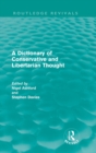 A Dictionary of Conservative and Libertarian Thought (Routledge Revivals) - Book