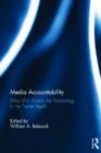 Media Accountability : Who Will Watch the Watchdog in the Twitter Age? - Book