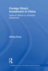 Foreign Direct Investment in China : Spillover Effects on Domestic Enterprises - Book