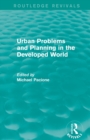 Urban Problems and Planning in the Developed World (Routledge Revivals) - Book