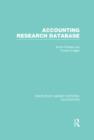 Accounting Research Database (RLE Accounting) - Book