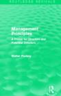 Management Principles (Routledge Revivals) : A Primer for Directors and Potential Directors - Book
