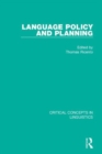 Language Policy and Planning - Book