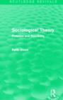 Sociological Theory (Routledge Revivals) : Pretence and Possibility - Book