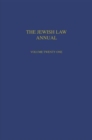 Jewish Law Annual Volume 21 - Book