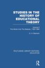 Studies in the History of Educational Theory Vol 2 : The Minds and the Masses, 1760-1980 - Book