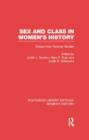 Sex and Class in Women's History : Essays from Feminist Studies - Book