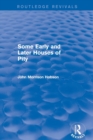 Some Early and Later Houses of Pity (Routledge Revivals) - Book