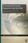 Transnational Financial Regulation after the Crisis - Book
