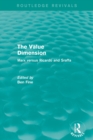 The Value Dimension (Routledge Revivals) : Marx versus Ricardo and Sraffa - Book