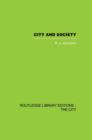 City and Society : An Outline for Urban Geography - Book