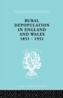 Rural Depopulation in England and Wales, 1851-1951 - Book
