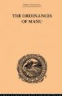 The Ordinances of Manu : Translated from the Sanskrit - Book