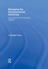 Managing the Entrepreneurial University : Legal Issues and Commercial Realities - Book