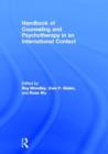 Handbook of Counseling and Psychotherapy in an International Context - Book