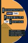 Deconstruction and the Possibility of Justice - Book