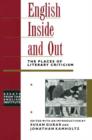 English Inside and Out : The Places of Literary Criticism - Book