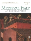 Medieval Italy : An Encyclopedia - Book