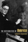 The Difficulties of Modernism - Book