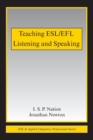 Teaching ESL/EFL Listening and Speaking - Book