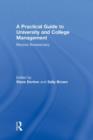 A Practical Guide to University and College Management : Beyond Bureaucracy - Book