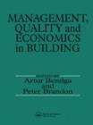 Management, Quality and Economics in Building - Book