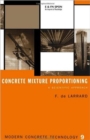Concrete Mixture Proportioning : A Scientific Approach - Book