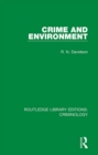 Crime and Environment - eBook