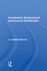 Investment, Employment And Income Distribution - eBook