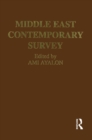 Middle East Contemporary Survey, Volume Xvi, 1992 - eBook