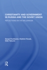 Christianity And Government In Russia And The Soviet Union : Reflections On The Millennium - eBook