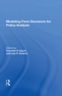Modeling Farm Decisions For Policy Analysis - eBook