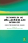 Sustainability and Small and Medium-sized Enterprises : Lessons from Mixed Methods Research - eBook
