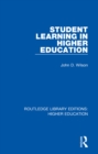 Student Learning in Higher Education - eBook