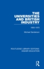 The Universities and British Industry : 1850-1970 - eBook