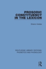 Prosodic Constituency in the Lexicon - eBook