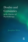 Doubts and Certainties in the Practice of Psychotherapy - eBook