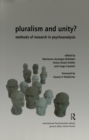 Pluralism and Unity? : Methods of Research in Psychoanalysis - eBook