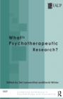 What is Psychotherapeutic Research? - eBook