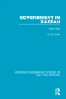 Government in Zazzau : 1800-1950 - eBook