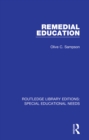 Remedial Education - eBook