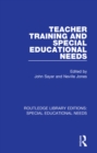 Teacher Training and Special Educational Needs - eBook