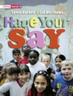 Literacy World Non-Fiction Stage 2 Have Your Say - Book