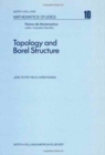 Topology and Borel structure - Book