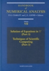 Handbook of Numerical Analysis : Volume 7 - Book
