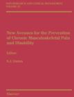 New Avenues for the Prevention of Chronic Musculoskeletal Pain : Pain Research and Clinical Management Series, Volume 12 - Book