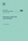 Nonmeasurable Sets and Functions : Volume 195 - Book