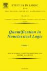 Quantification in Nonclassical Logic : Volume 153 - Book