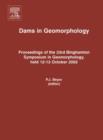 Dams and Geomorphology - Book