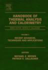 Handbook of Thermal Analysis and Calorimetry : Recent Advances, Techniques and Applications Volume 5 - Book